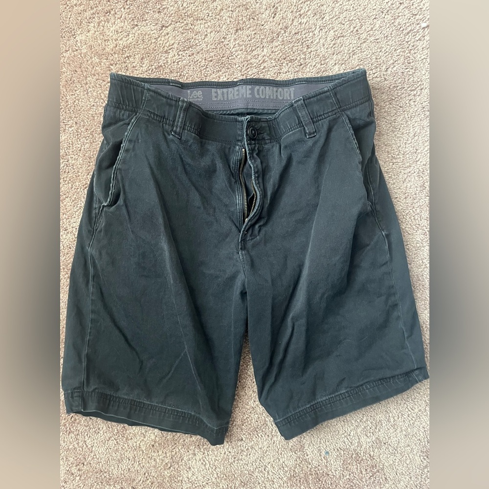Lee shorts used will ship asap black color